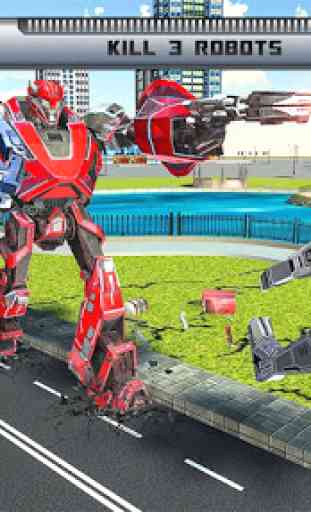 Auto Robot Trasformazione Gioco - Cavallo Robot 3