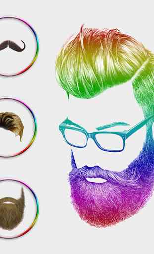 Beard, mustache & hair Photo Editor : New Styles 1