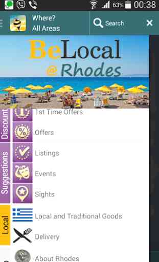 BeLocal @ Rhodes Offline App 1
