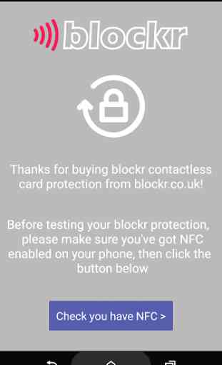 Blockr NFC RFID Card Tester 1