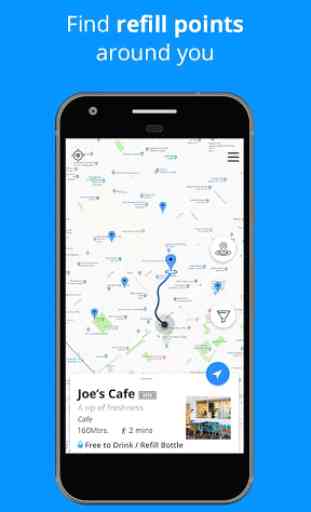 BluHop – Find water refill points near you 1