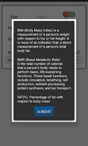 BMI Calculator - BMR Weight Health Calculator 2