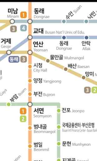 Busan Metro Map 3