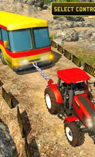 Chained Tractor Towing Rescue 2
