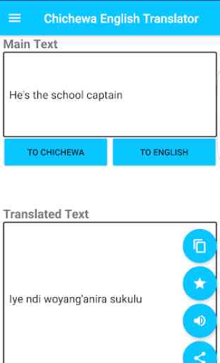 Chichewa English Translator 1
