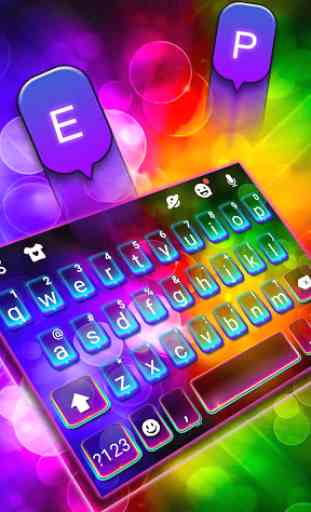 Color Light Flash Tema Tastiera 1