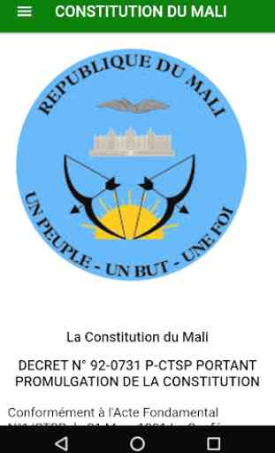 Constitution Malienne 1