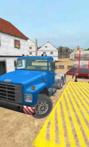 Construction Truck 3D: Pipe Transport 3