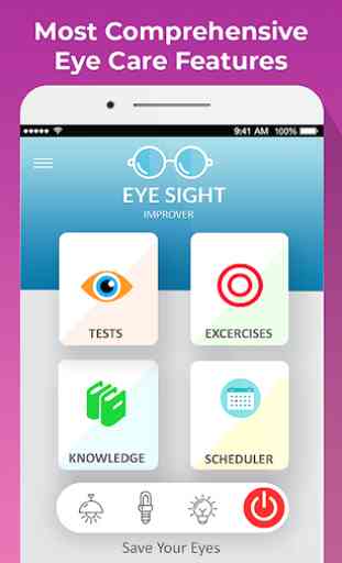 Cura degli occhi: occhio, test, esercizio 1