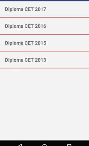 Diploma CET Question Papers 2