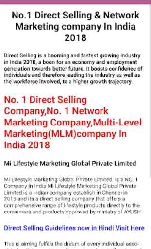 Direct Selling Company 2