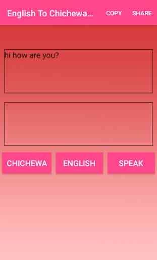 English To Chichewa  Converter or Translator 2