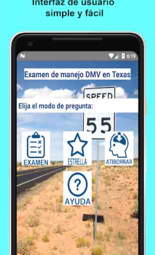 Examen de manejo DMV en Texas 2020 1