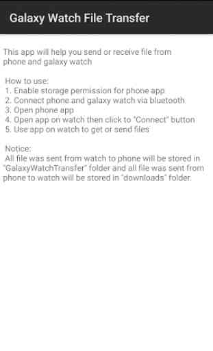File Transfer for Galaxy Watch 1