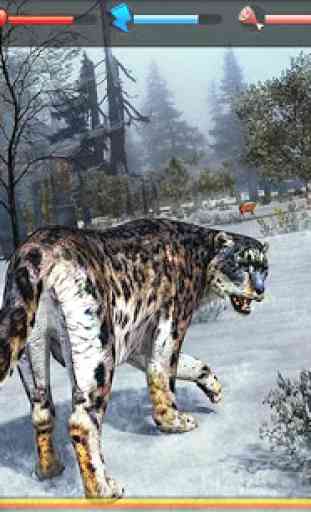 Forest Snow Leopard Sim 1