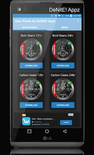 Gear Faces by DeNitE Appz (For Samsung Watches) 1