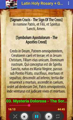 Holy Rosary in Latin + Gregorian Chant (offline) 4