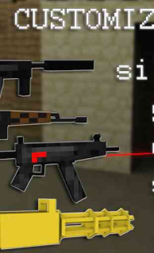 Legend Strike Armageddon Pixel Car 3D Gun Zombie 3