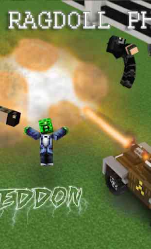 Legend Strike Armageddon Pixel Car 3D Gun Zombie 4