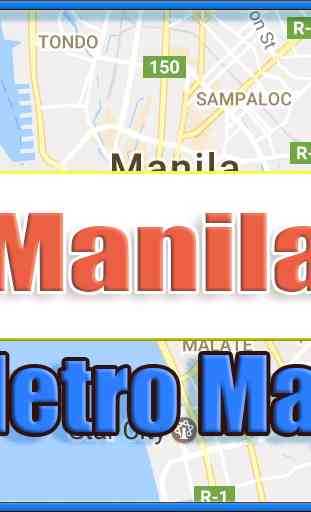 Manila Metro Map Offline 1