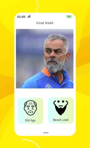 Old Age Face Changer With Beard Look 1