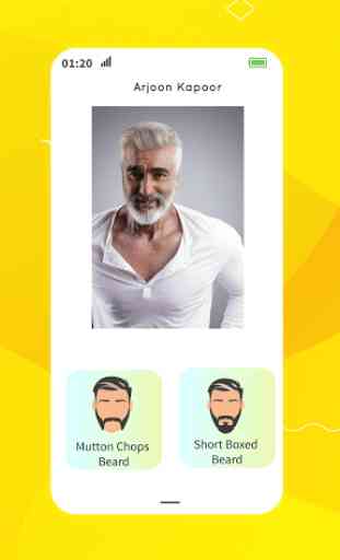 Old Age Face Changer With Beard Look 3