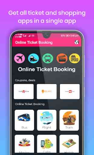 Online ticket bookings - Deals, Coupons 1