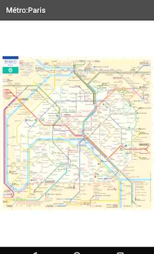 Plan du Métro Parisien  1