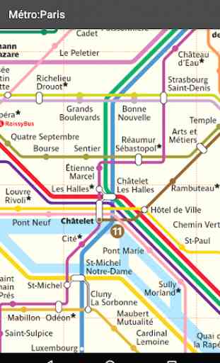 Plan du Métro Parisien  2
