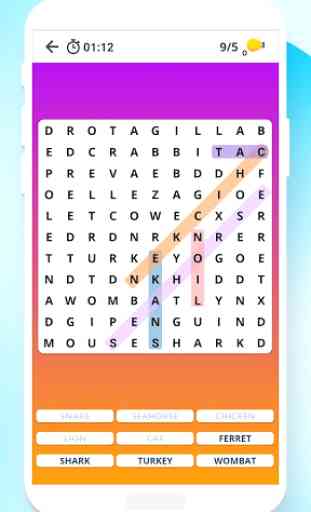 puzzle di ricerca di parole - giochi di cervello 1