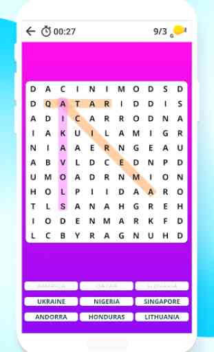 puzzle di ricerca di parole - giochi di cervello 4