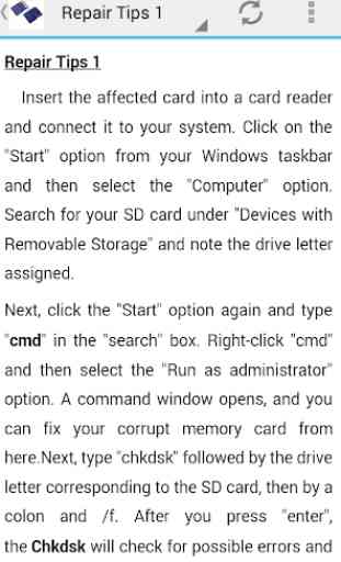 Repair SD Card Damaged Tips 3