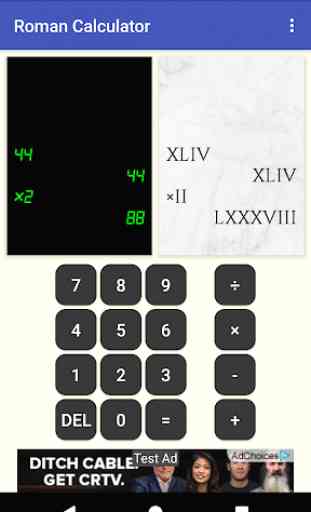 Roman Numeral Calculator: Roman/Decimal Arithmetic 1