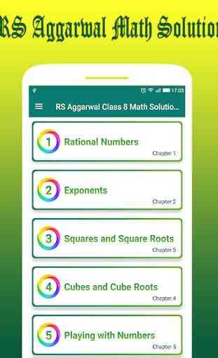 RS Aggarwal Class 8 Math Solution offline 1