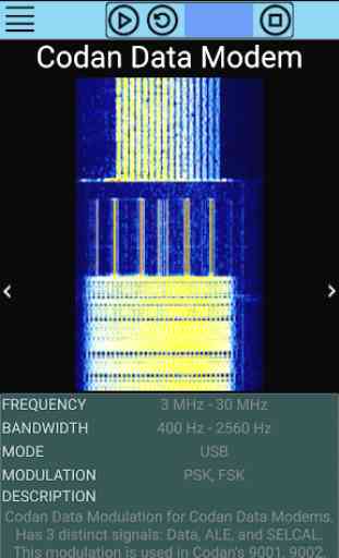 Samples radio signals dataBase 2