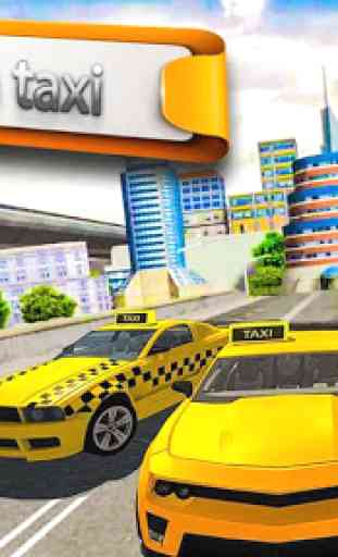 Simulatore di taxi urbano reale 3