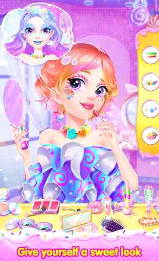 Sweet Princess Candy Makeup 2