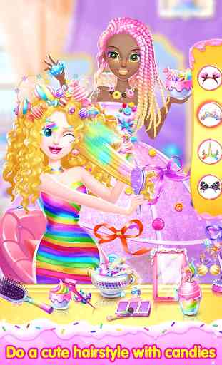 Sweet Princess Candy Makeup 3