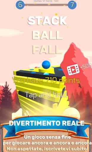 The Stack Tower : Ball Fall gioco 3d stick blocchi 2