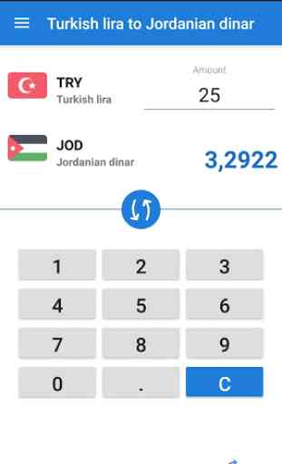 Turkish lira Jordanian dinar / TRY JOD Converter 1