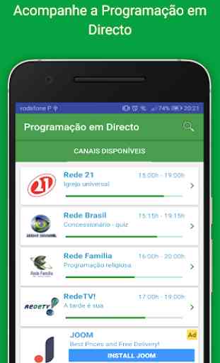 Tv Brasil - Programação de tv no Celular 1