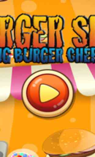 Burger Shop Big Head: giochi creatore di hamburger cibo per ragazze e ragazzi 1