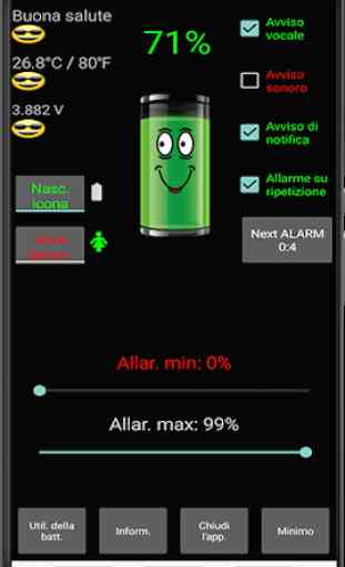 Allarme batteria PRO 2