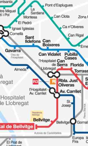 Barcelona Metro Map Free Offline 2019 3