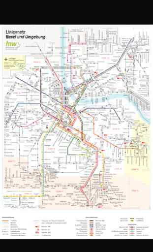 Basel Tram Map 1