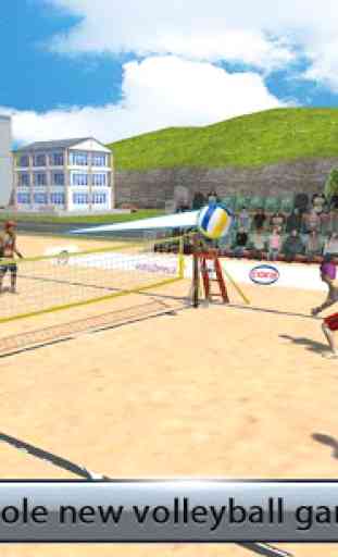 Beach Volleyball Game - 3D Volleyball Tournament 1