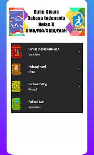 Buku Bahasa Indonesia Kelas X untuk Siswa 1