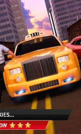 Città Traffico Auto Taxi Guida corsa 4