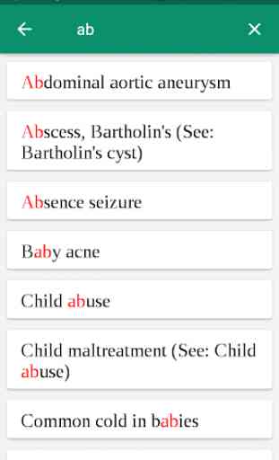 Disorder & Diseases Dictionary - Offline (Free) 2