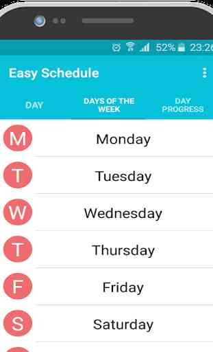 Easy Schedule - weekly routine 2
